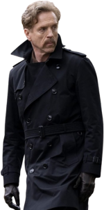 The Runner Damian Lewis Black Trench Coat - Image 4